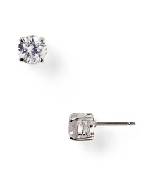 Add sparkle to your look with these pretty cubic zirconia studs from Lauren Ralph Lauren.