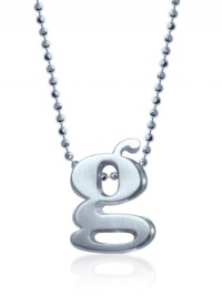 Alex Woo Little Letters Sterling Silver Letter G Pendant Necklace, 16