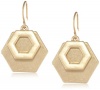 Kenneth Cole New York Modern Status Gold Geometric Double Drop Earrings