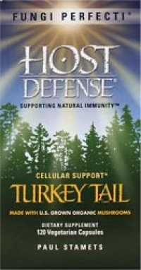 Host Defense Fungi Perfecti Turkey Tail, 120 capsules