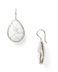 Coralia Leets' teardrop-shaped faceted stone earrings lend simple elegance to your look.