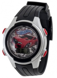 HOT WHEELS Kids' HWL002T Digital Car Gift Tin Set Watch