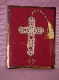 Lenox Pierced Cross Ornament New in Box