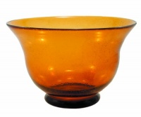 Artland Iris Salad Bowl 11-1/4-Inch, Amber