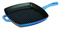 Lodge Color Square Grill Pan, Caribbean Blue, 10