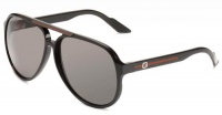 Gucci Sunglasses GG 1627S D28 R6 Shiny Black / Gray