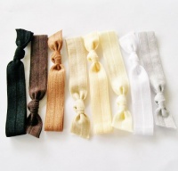 8 Hair Ties, Ombre Naturals By Lucky Girl Hair Tie Brand