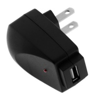 GTMax Black USB Home Travel Charger for Barnes & Noble NookColor Ebook