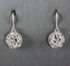 Charter Club Earrings, Silver-Tone Half Ball Rhinestone Drop Earrings