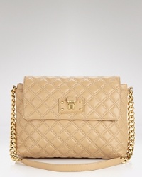 Master both uptown chic and downtown cool with this quilted leather shoulder bag from Marc Jacobs.