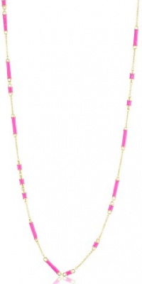 Kate Spade New York Bar None Pink Scatter Necklace