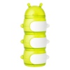 Boon Caterpillar Snack Stack Container, Green/White, 20 Ounce