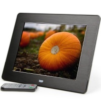 Micca M808z 8-Inch 800x600 High Resolution Digital Photo Frame With Auto On/Off Timer, MP3 and Video Player (Black)