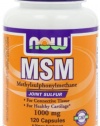 NOW Foods MSM 1000mg, 120 Capsules