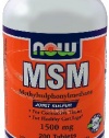 NOW Foods MSM 1500mg  200 Tablets