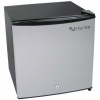 Compact Freezer Refrigerator with Lock - Stainless Steel