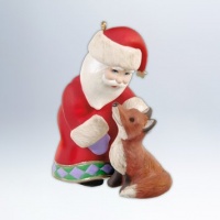 A Visit From Santa #4 2012 Hallmark Ornament