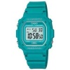 Casio Digital Watch with Turquoise Resin Strap