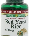 Nature's Bounty Red Yeast Rice 600mg, 120 Capsules