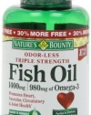 Nature's Bounty Triple Strength  One-per-day Fish Oil 1400 mg, 980 mg Omega-3, 39 Softgels