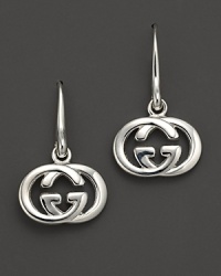 From the Silver Britt collecttion, a beguiling sterling silver earring designed by Gucci.