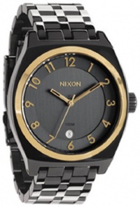 Nixon Monopoly Watch Gun N Gold, One Size