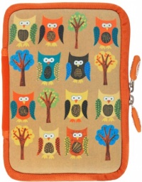 NeoSkin Kindle Zip Sleeve, Owls (Fits Kindle and Kindle Paperwhite, Neoprene Kindle Cover, Kindle Case)