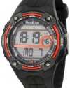 Armitron Men's 40/8189ORG Orange Accented Black Resin Digital Sport Chronograph Watch