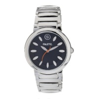 Philip Stein Men's F36S-B-EXB Quartz Stainless Steel Black Dial Watch