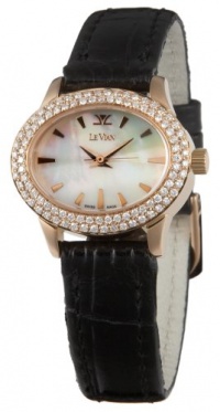 Le Vian Women's ZAG 100 Delano Mini 18K Rose Gold Diamond Watch