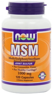 NOW Foods MSM 1000mg, 120 Capsules