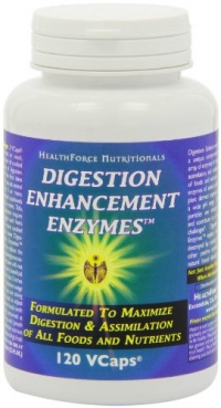 Healthforce Digestion Enhancement Enzymes, Vegancaps, 120-Count