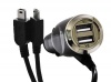 CrazyOnDigital Dual Car Charger DC Adapter with dual USB Cable fits Google Nexus 7, Black