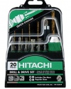 Hitachi 728119 Quick Change 20-Piece Drilling and Driving Set