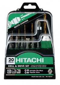 Hitachi 728119 Quick Change 20-Piece Drilling and Driving Set