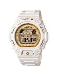 Casio Women's BLX100-7B Baby-G Shock Resistant Glide White Multi-Function Watch