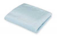 American Baby Company Heavenly Soft Chenille Porta-Crib Sheet, Blue