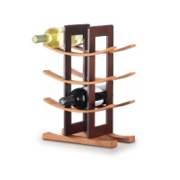 Anchor Home Collection Bamboo Wine Rack with Espresso Finish