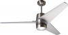 Modern Fan VEL-BN 50 Velo Contemporary EnergyStar Outdoor Bright Nickel Ceiling Fan w BL50NK Blades