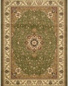 Safavieh LNH329B Lyndhurst Collection Green and Ivory Square Area Rug, 6-Feet