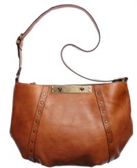 Artisan-inspired with a shoulder-right shape, this hobo design from Patricia Nash is an absolute essential. Buttery-soft leather, stud accents and hand-crafted stitching make it the obvious choice for everyday.