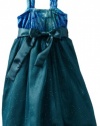 Bloome Girls 7-16 Sleeveless Special Occasion Dress, Blue, 16