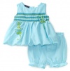 So La Vita Baby-girls Infant Bubble Dress, Blue, 24 Months