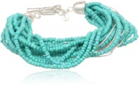 Kenneth Cole New York Turquoise Seed Bead Multi-Row Bracelet, 7.5