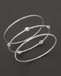 This set of three sterling silver bangles from Ippolita makes the perfect unforgettable gift.