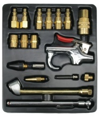 Ampro A1460 18 Piece Air Tool Accessory Kit Milton Type