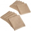 Bardwil Cotton Barmop, Pack of 12 Dishcloths, Khaki