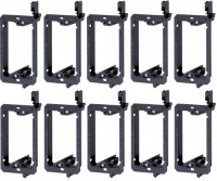 Arlington LV1-10 Low Voltage Mounting Bracket, 1-Gang, Black, 10-Pack