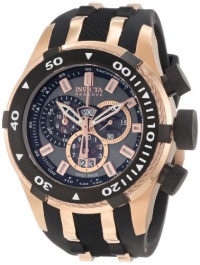 Invicta 0978 Reserve Men's Bolt Swiss Made Quartz Chronograph Tachymeter Polyurethane Strap Watch