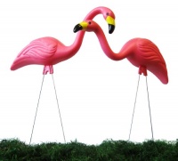 Garden Plast Pink Flamingos , 2-Pack